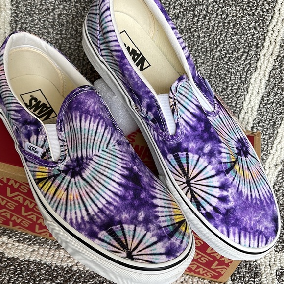Vans Classic Slip-On New Age Purple Tie Dye MENS - Picture 8 of 16